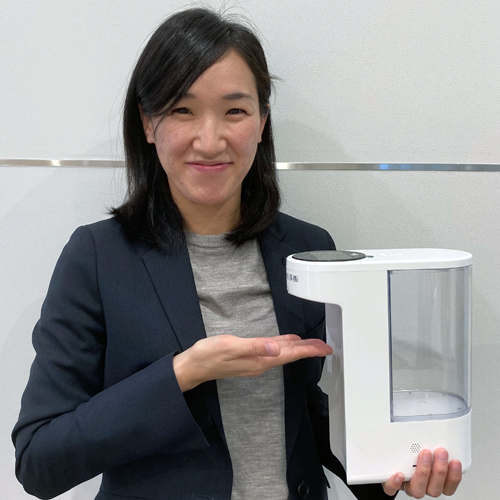 シーテック 非接触型温度計・消毒機 ピッとシュ! たのめーる】シーテック 非接触型温度計・消毒機 ピッとシュ! ホワイト