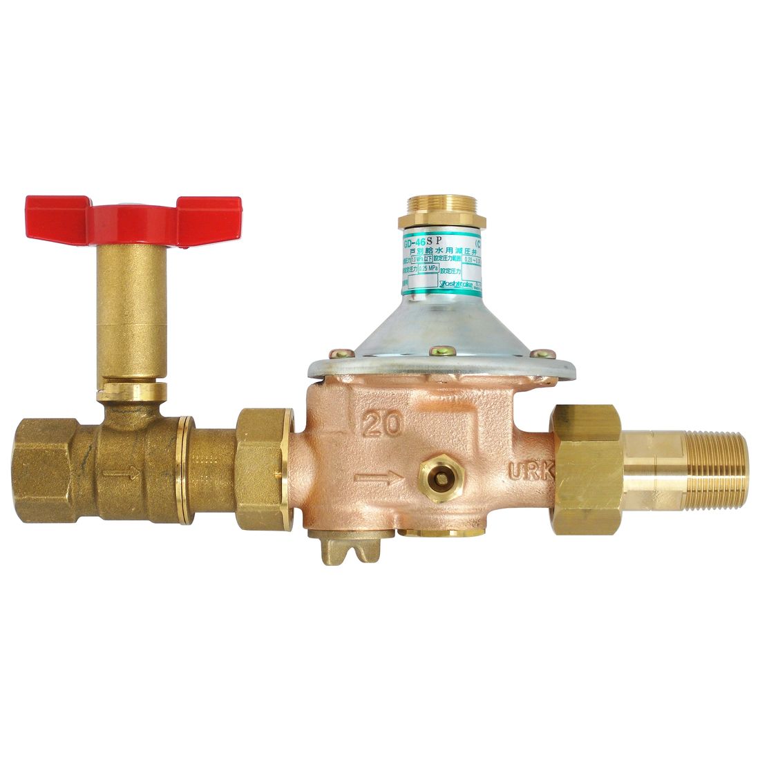 戸別給水用減圧弁(GD-46シリーズ) GD-46SP A/0.05-0.1MPa 20A 戸別給水