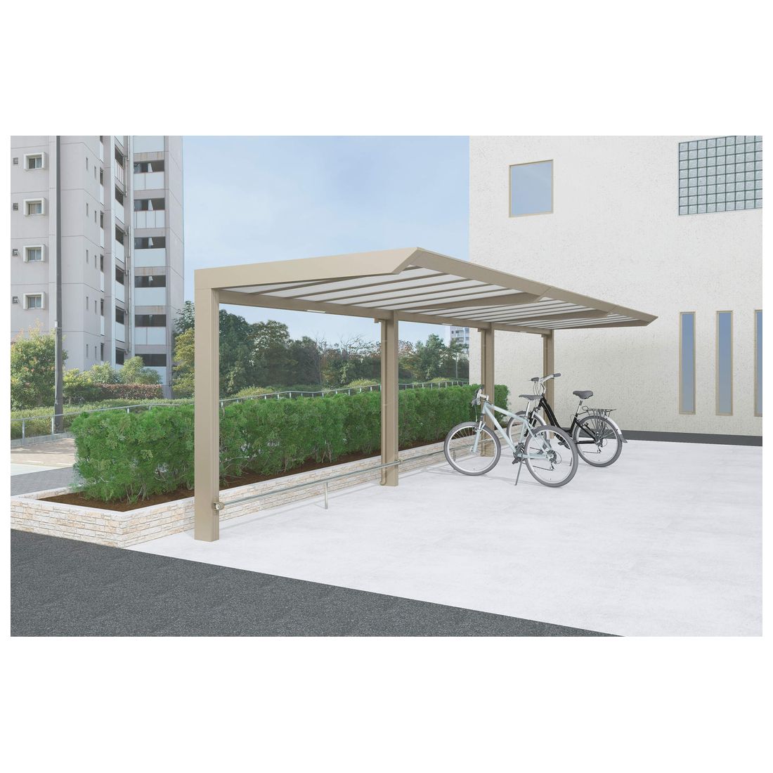 駐輪場屋根 欲しいモノ何でもそろう Growingnavi